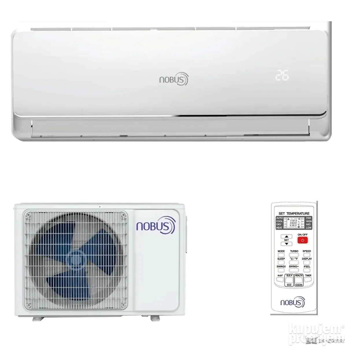 Split sistem Nobus inverter 18000BTU R32 - Slika 2